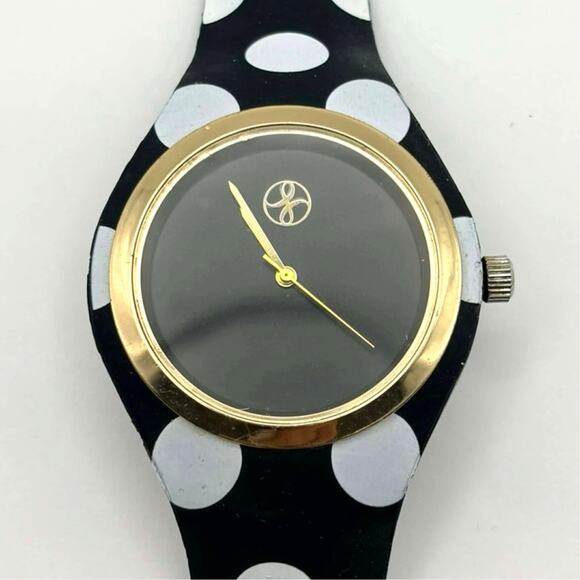 Black & Gold Pokeadot Watch - Picture 3 of 5